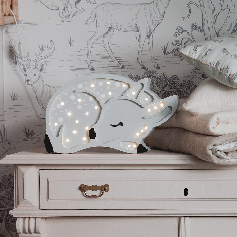 Little Lights - Night Light - Deer - Light Grey