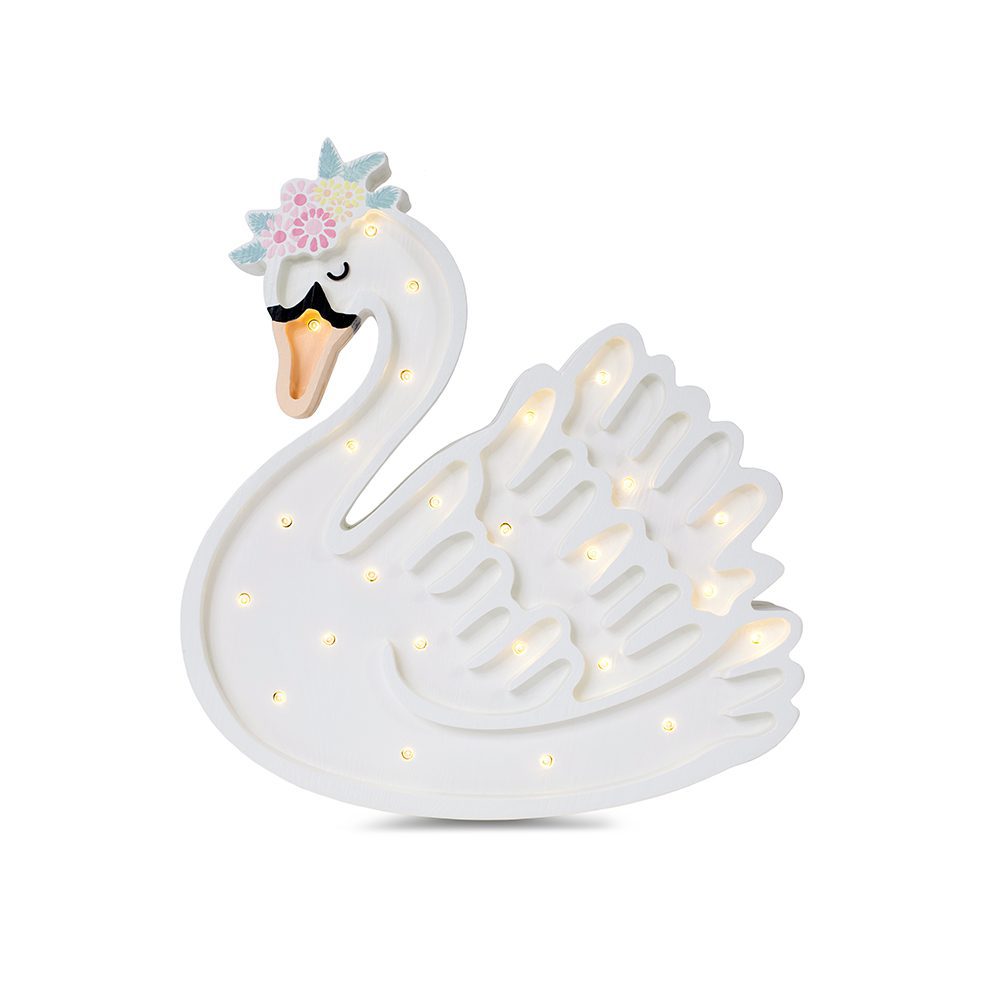 Little Lights - Night Light - Swan Lake - Flower White