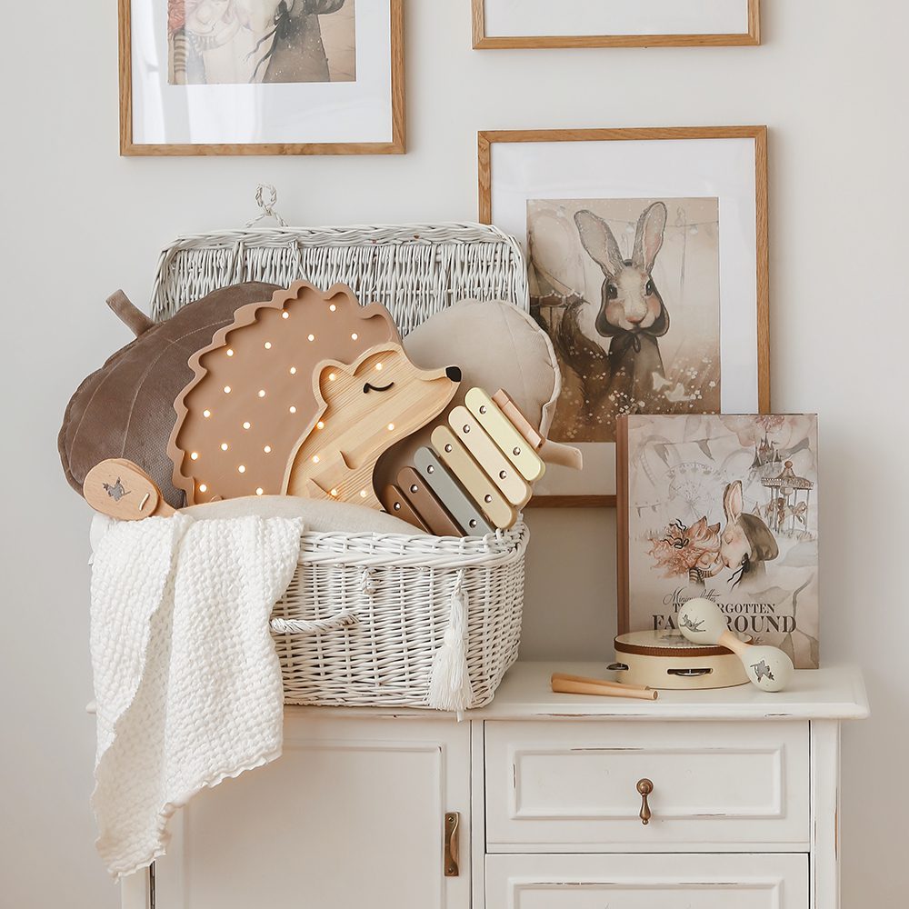 Little Lights - Night Light - Hedgehog - Autumn Brown