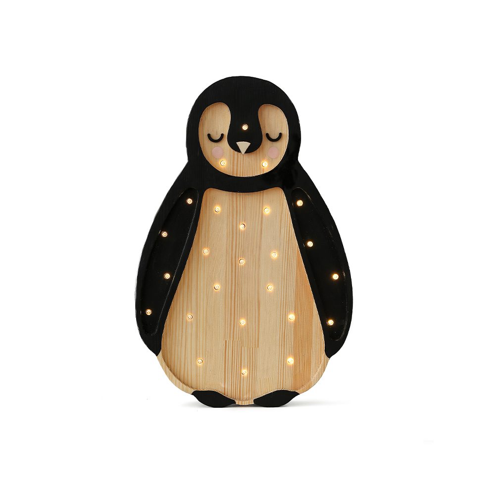 Little Lights - Kinder Nachtlicht - Baby Pinguïn - Arctic Wood