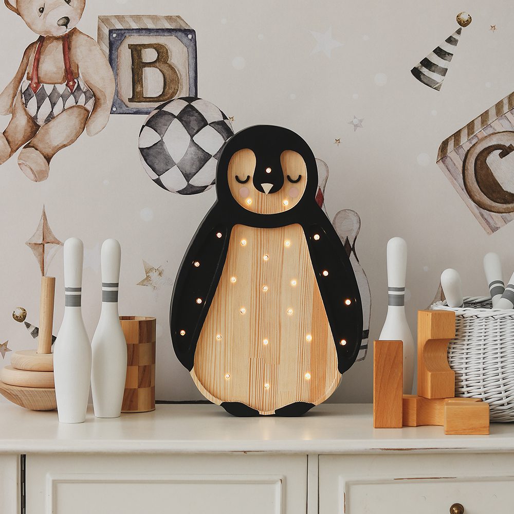 Little Lights - Nightlight - Baby Penguin - Arctic Wood