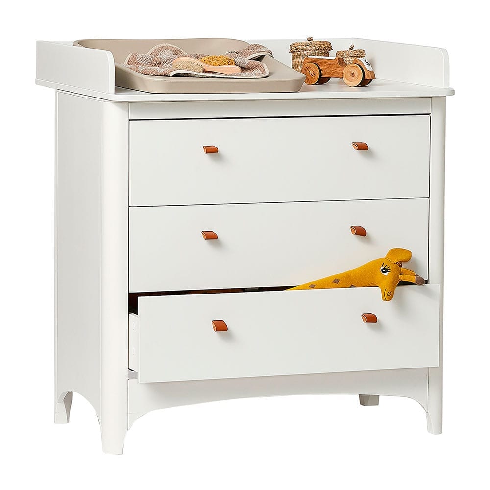 Leander - Changing unit for Classic Dresser - White