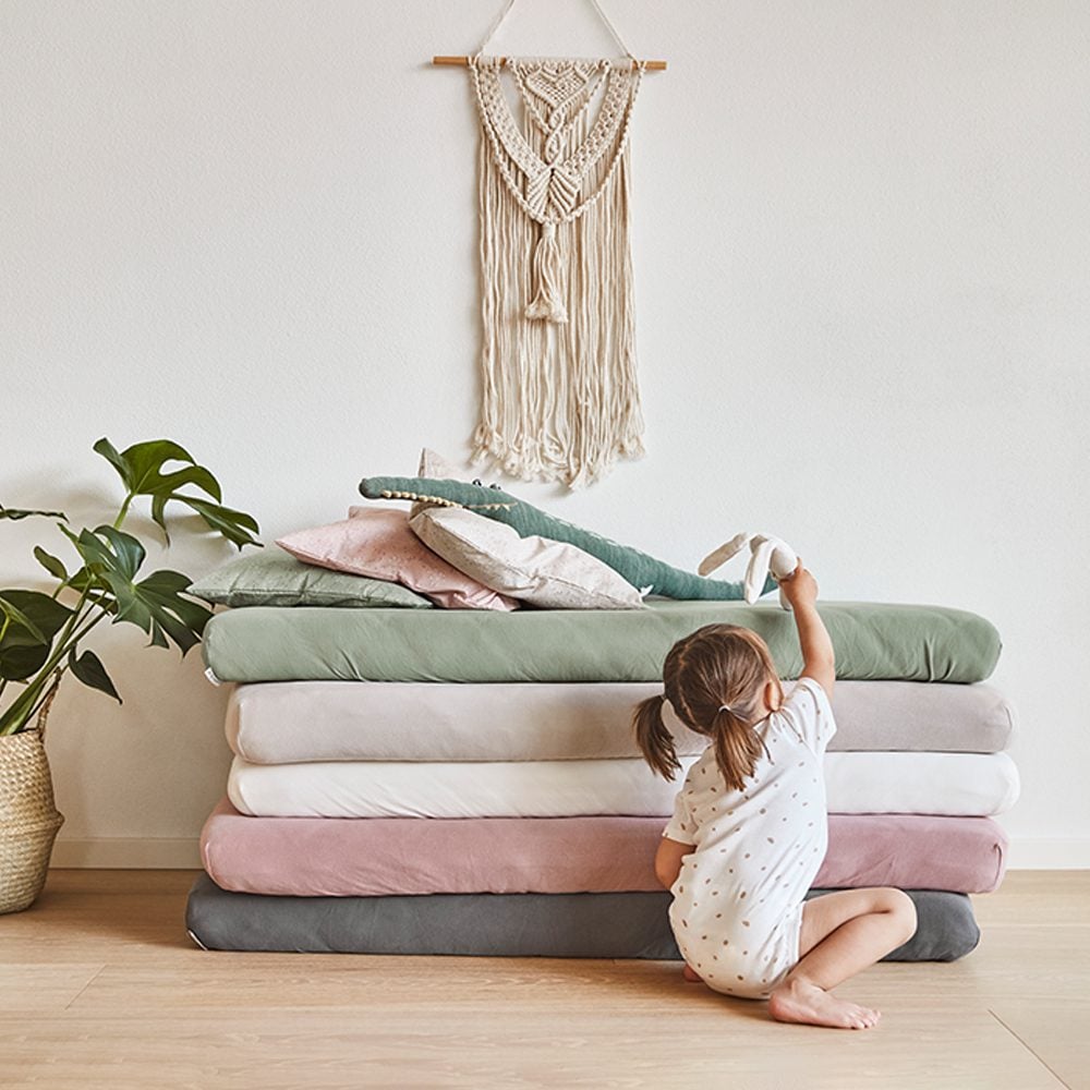 Leander - Sheets for Junior Bed, Organic - Wood Rose (2pcs.) 70 x 140 cm