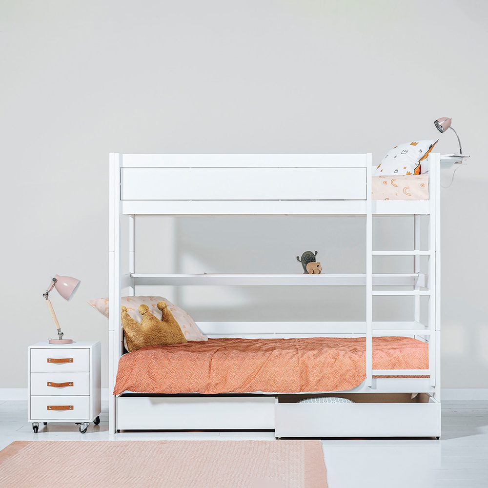 Lifetime - Bunk Bed, straight ladder - White