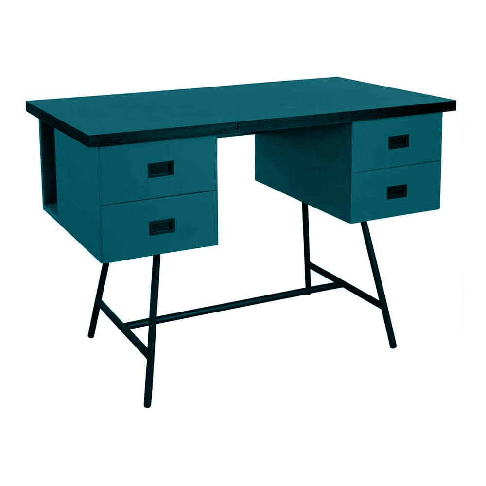 Laurette - Schreibtisch L50 - Blue Canard