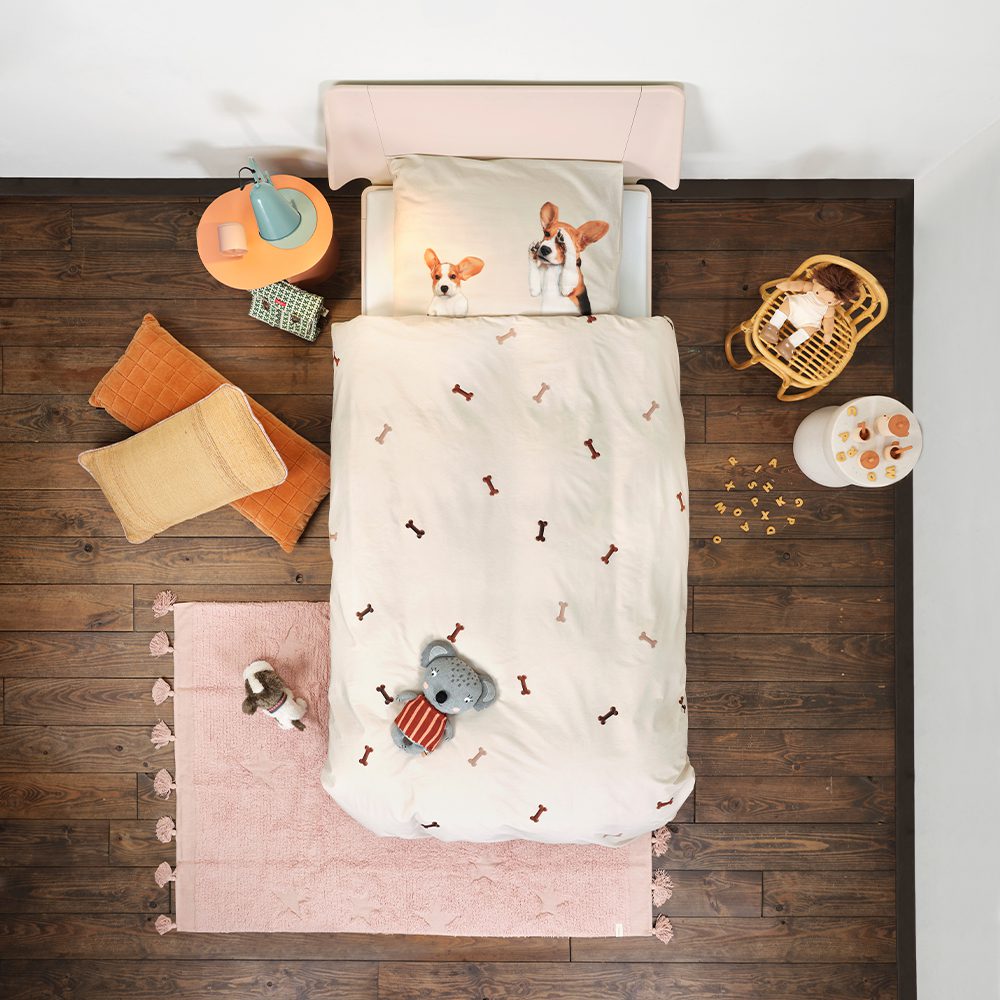 SNURK - Kids Duvet Cover Set - Beagle Friends - NL 140 x 200/220 cm