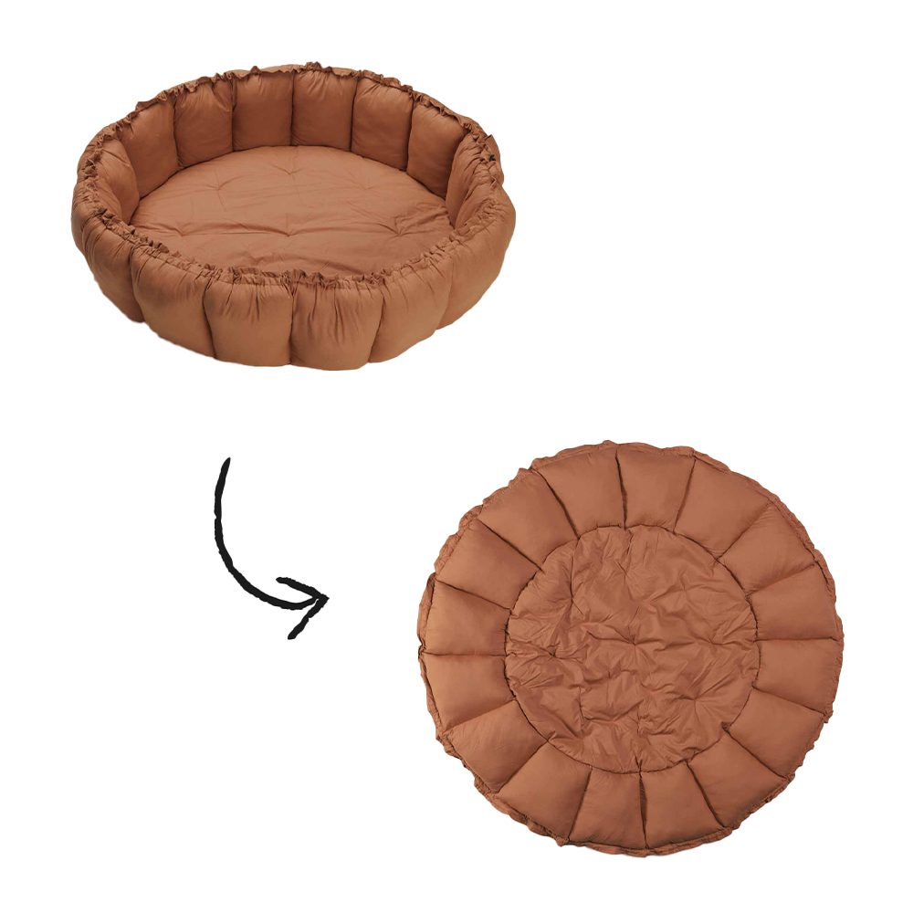 Play&Go - 2in1 Aufräumsack - Baby Organic - Bloom Tawny Brown