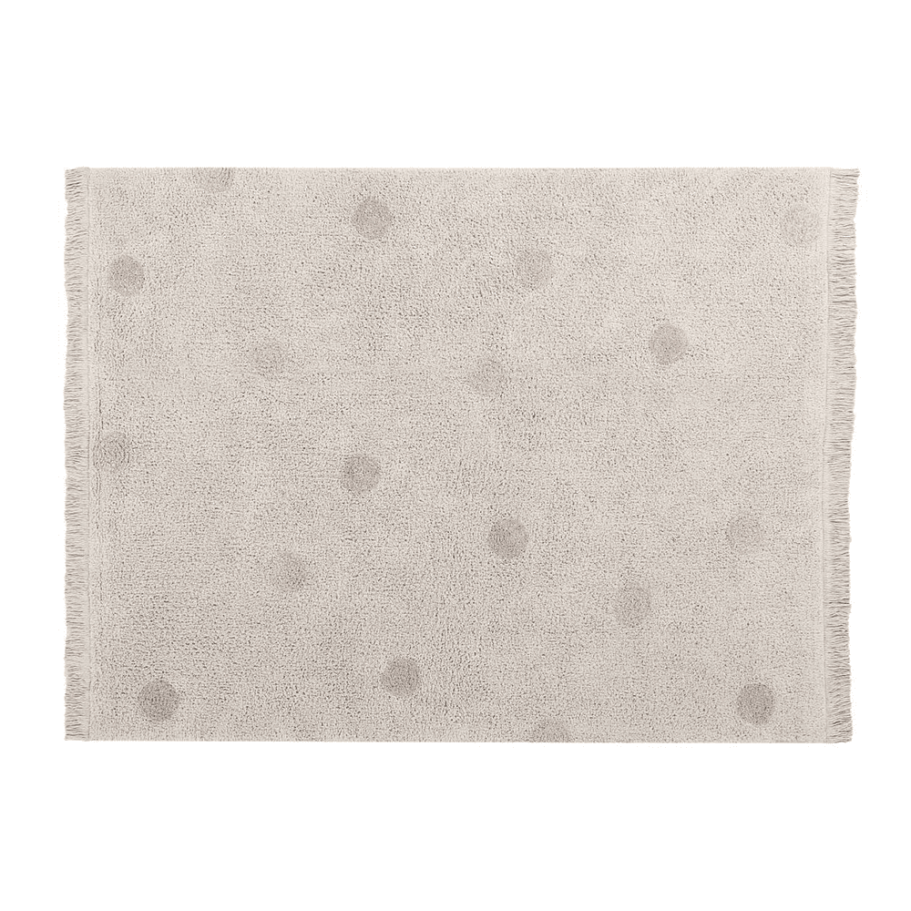 Lorena Canals - Waschbarer Teppich - Hippy Dots - Natur/Vintage Nude - 120 x 160 cm