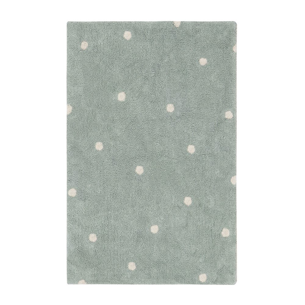 Lorena Canals - Washable Rug Mini Dot - Blue Sage