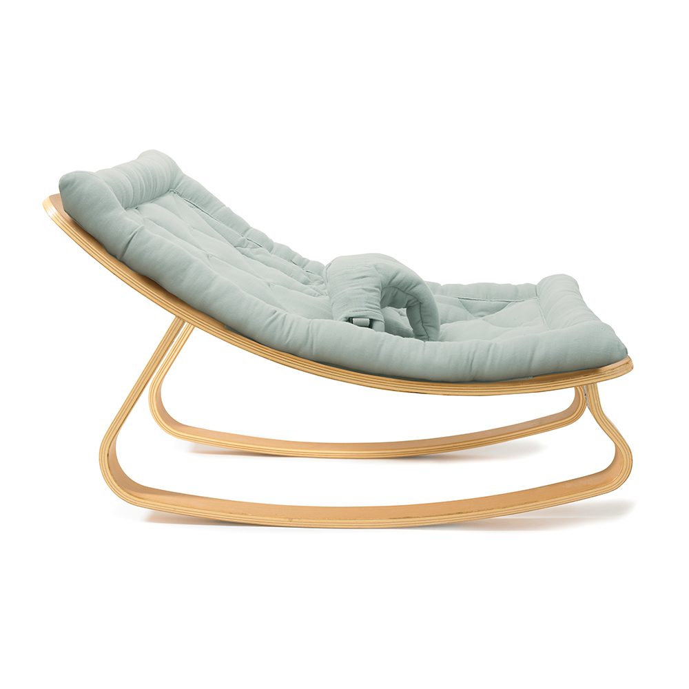 Charlie Crane - Baby Bouncer LEVO - Beech - Farrow Grey