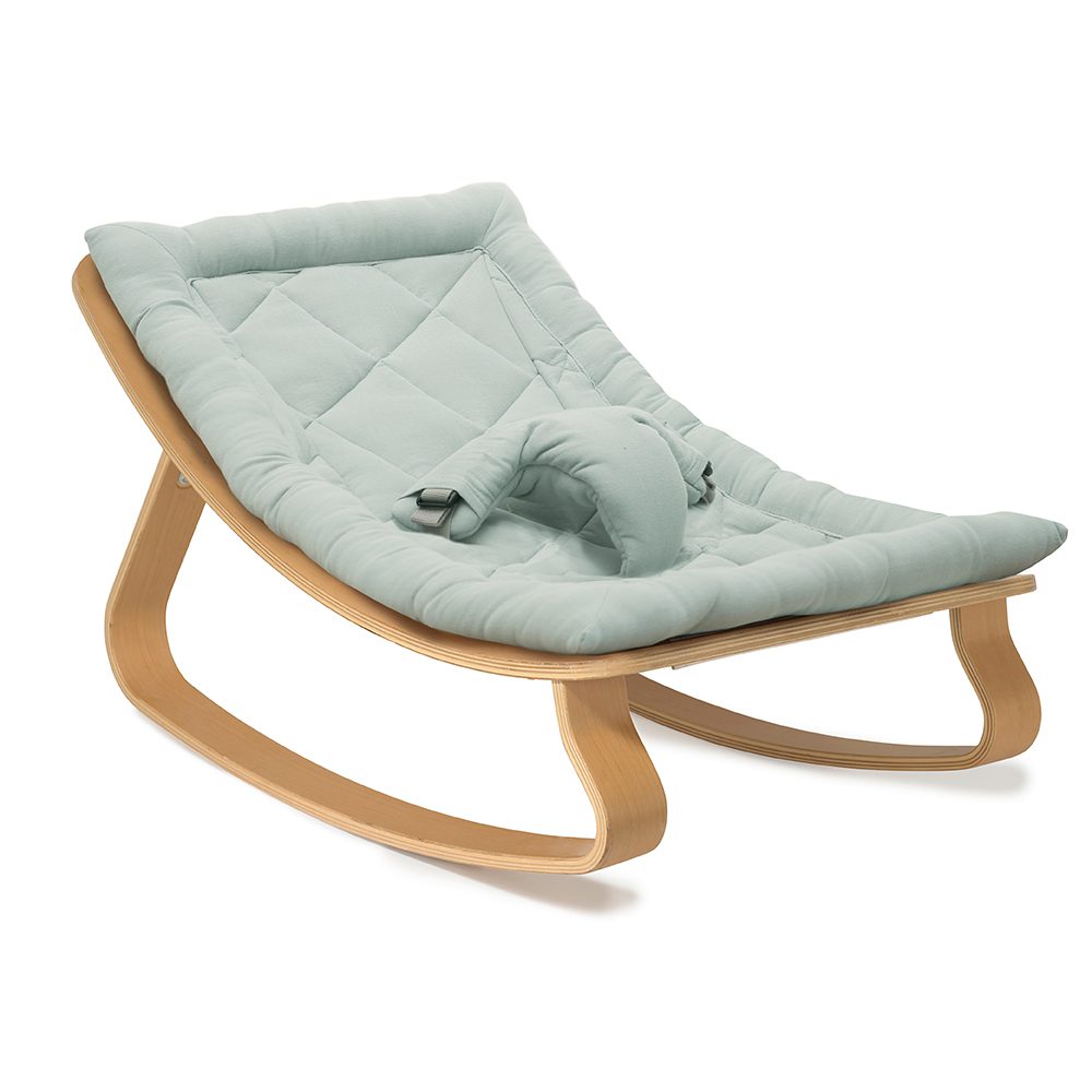 Charlie Crane - Baby Bouncer LEVO - Beech - Farrow Grey