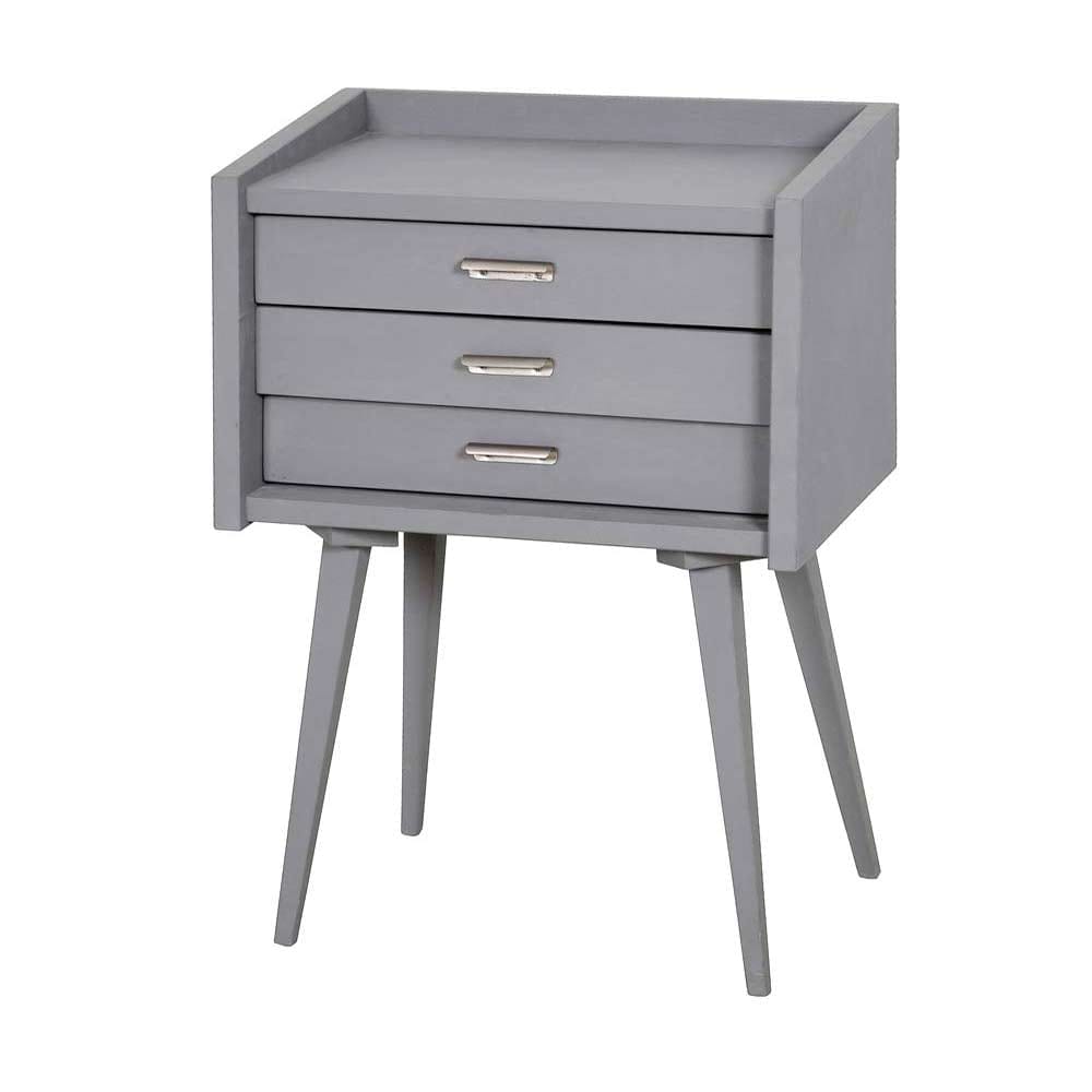 Laurette - Bedside table Secrets - Pale Grey