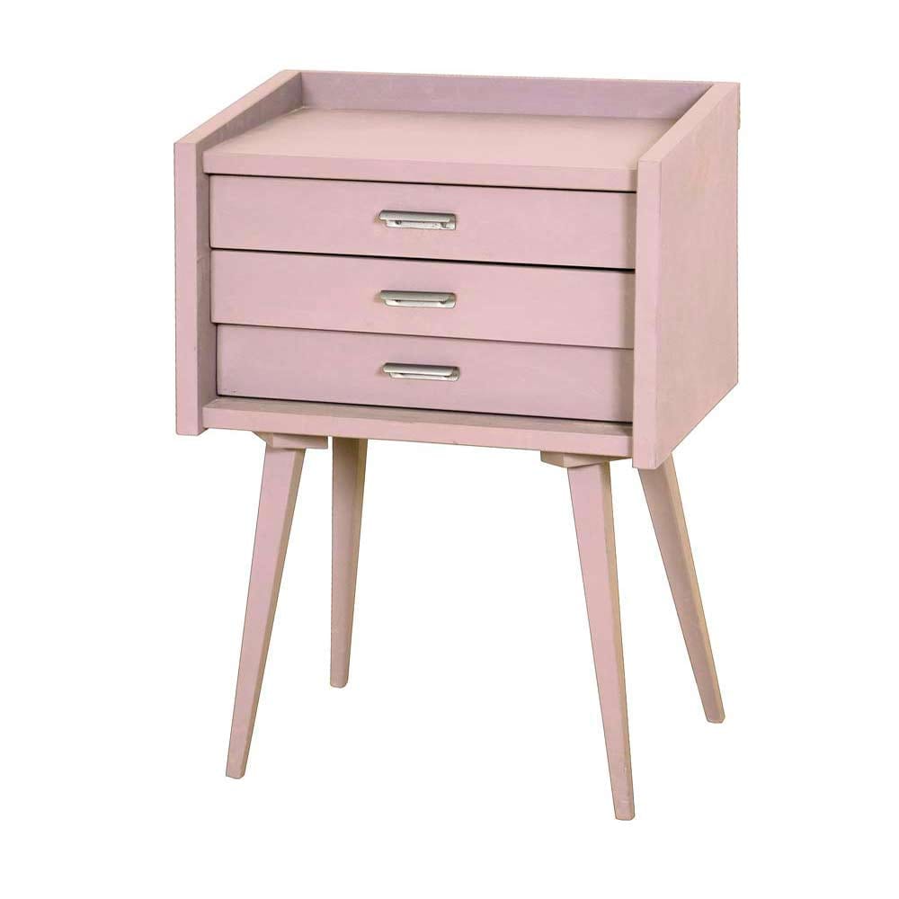 Laurette - Nachttisch Secrets - Old Pink