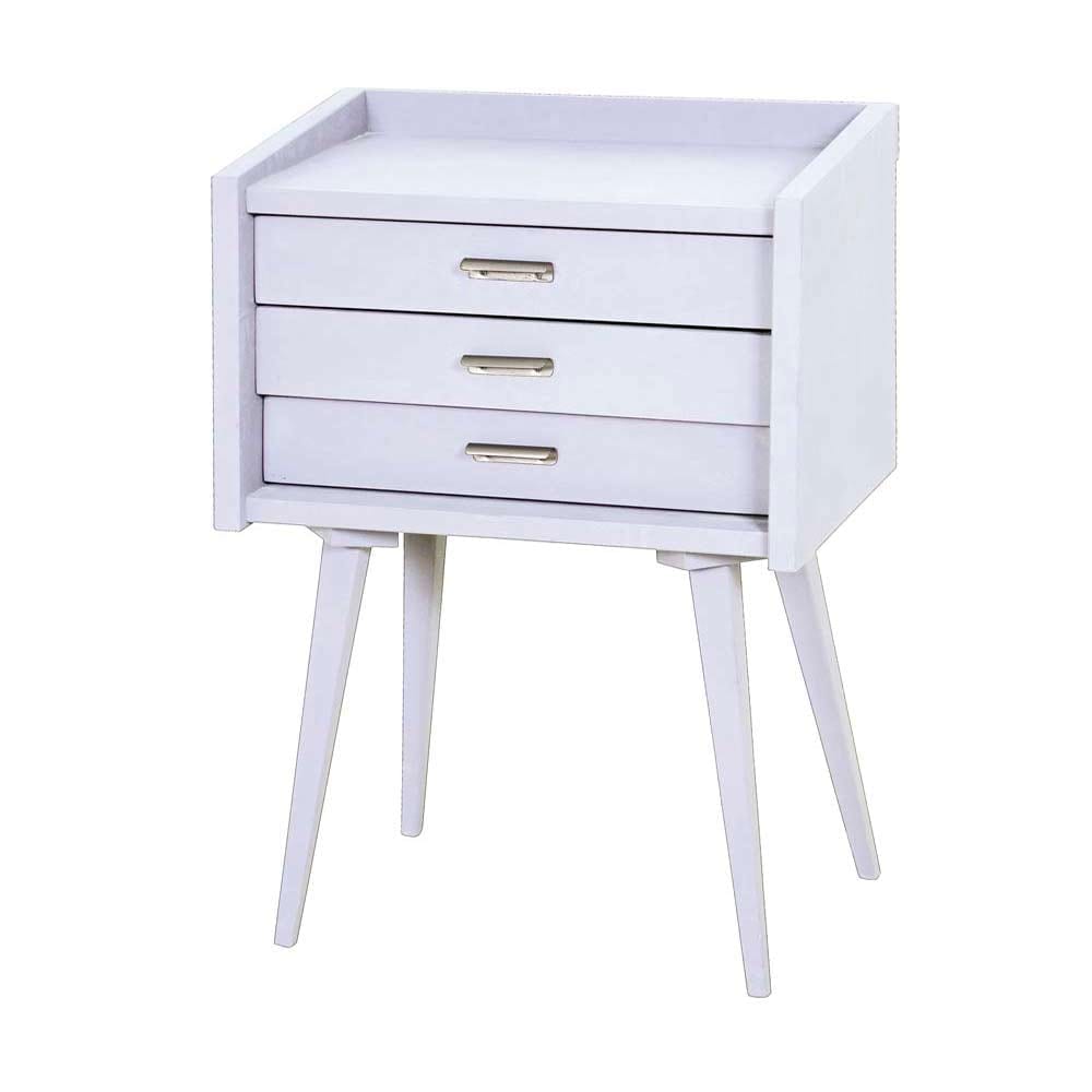 Laurette - Nachttisch Secrets - White