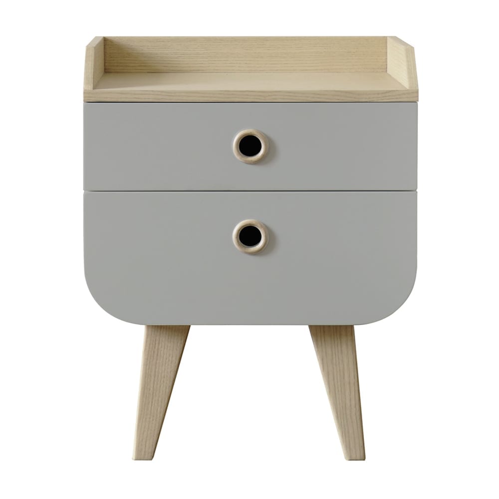Laurette - Bedside Table Zen - Pale Grey