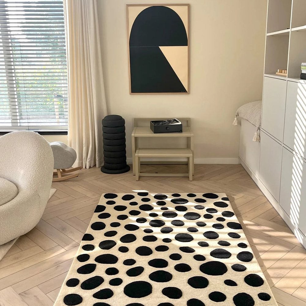 Maison Deux - Round Kids Rug Cheetah - ø120