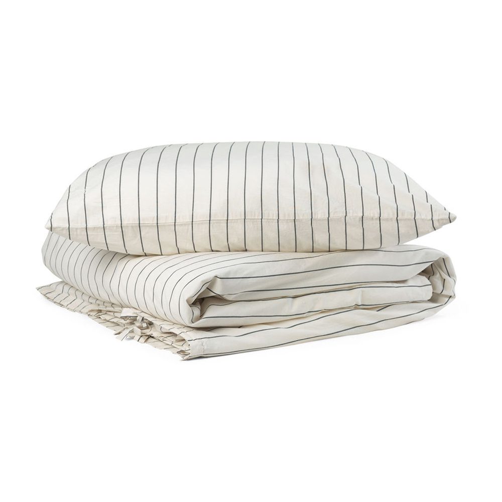 Dear April - Duvet Cover + pillow case - 140 x 200 cm - Sail Stripes
