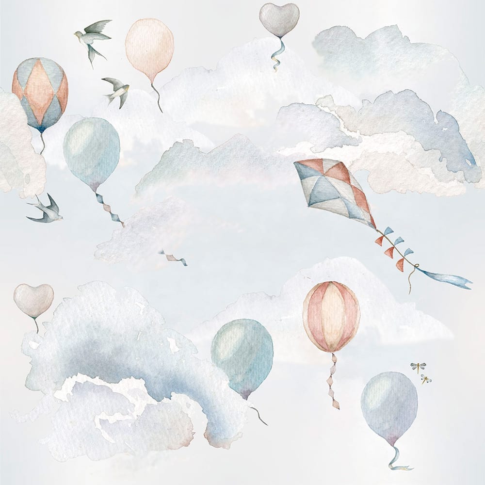 Dekornik - Tapete - Luftballon Märchen - 100 x 280 cm