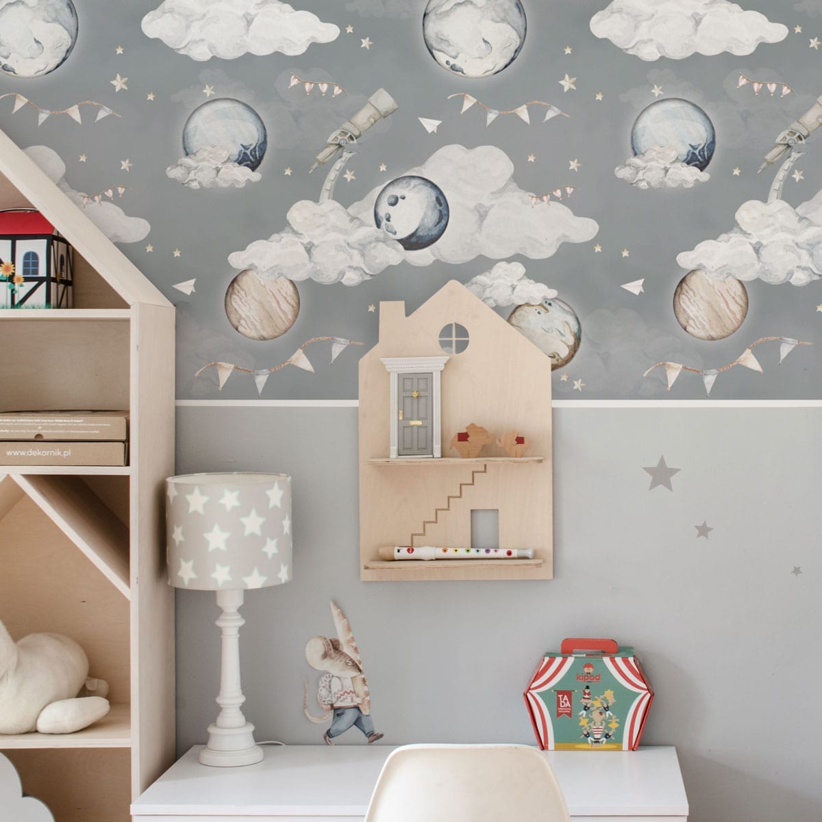 Dekornik - Wallpaper - Magic Planets - 100 x 280 cm