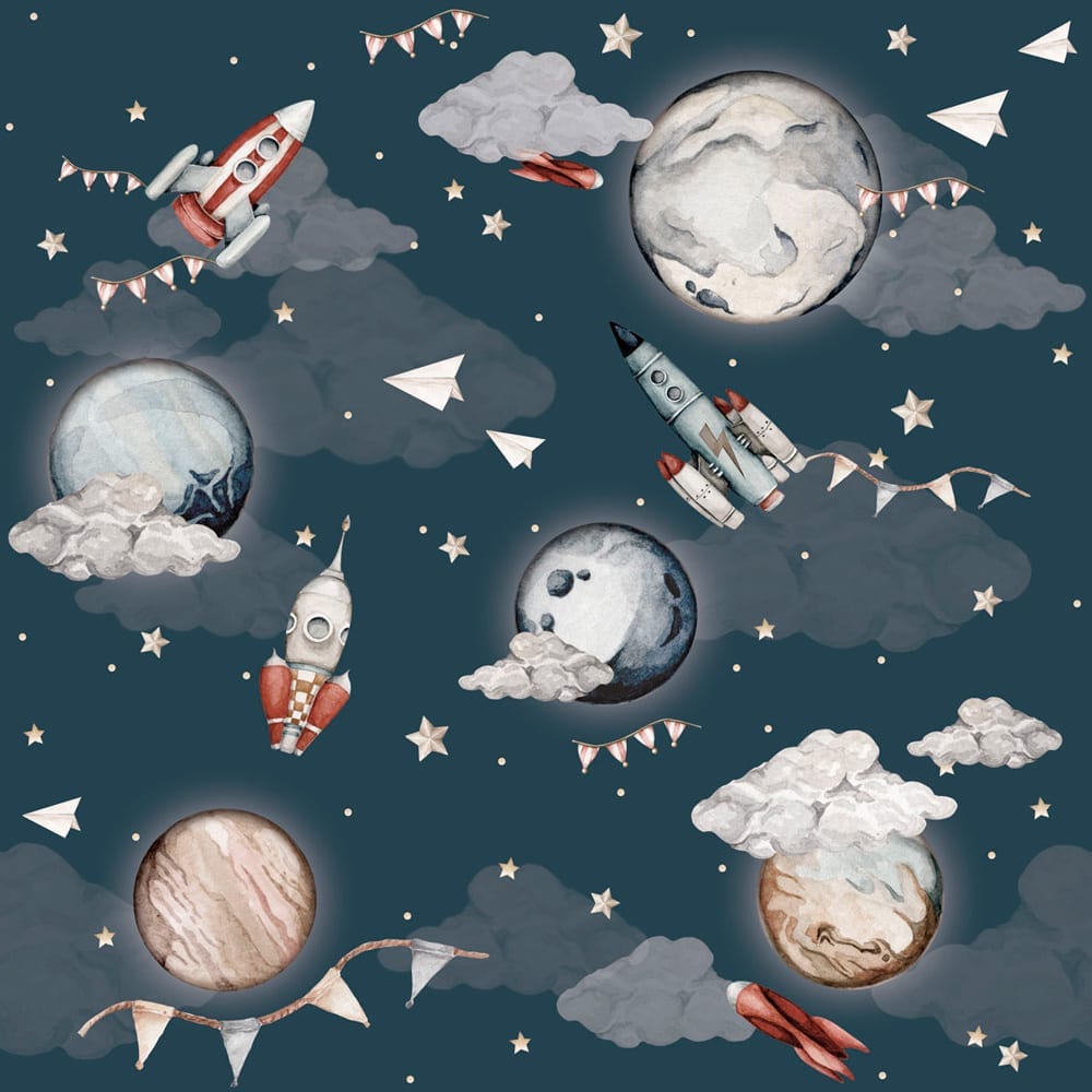 Dekornik - Kindertapete - Cosmos - 100 x 280 cm