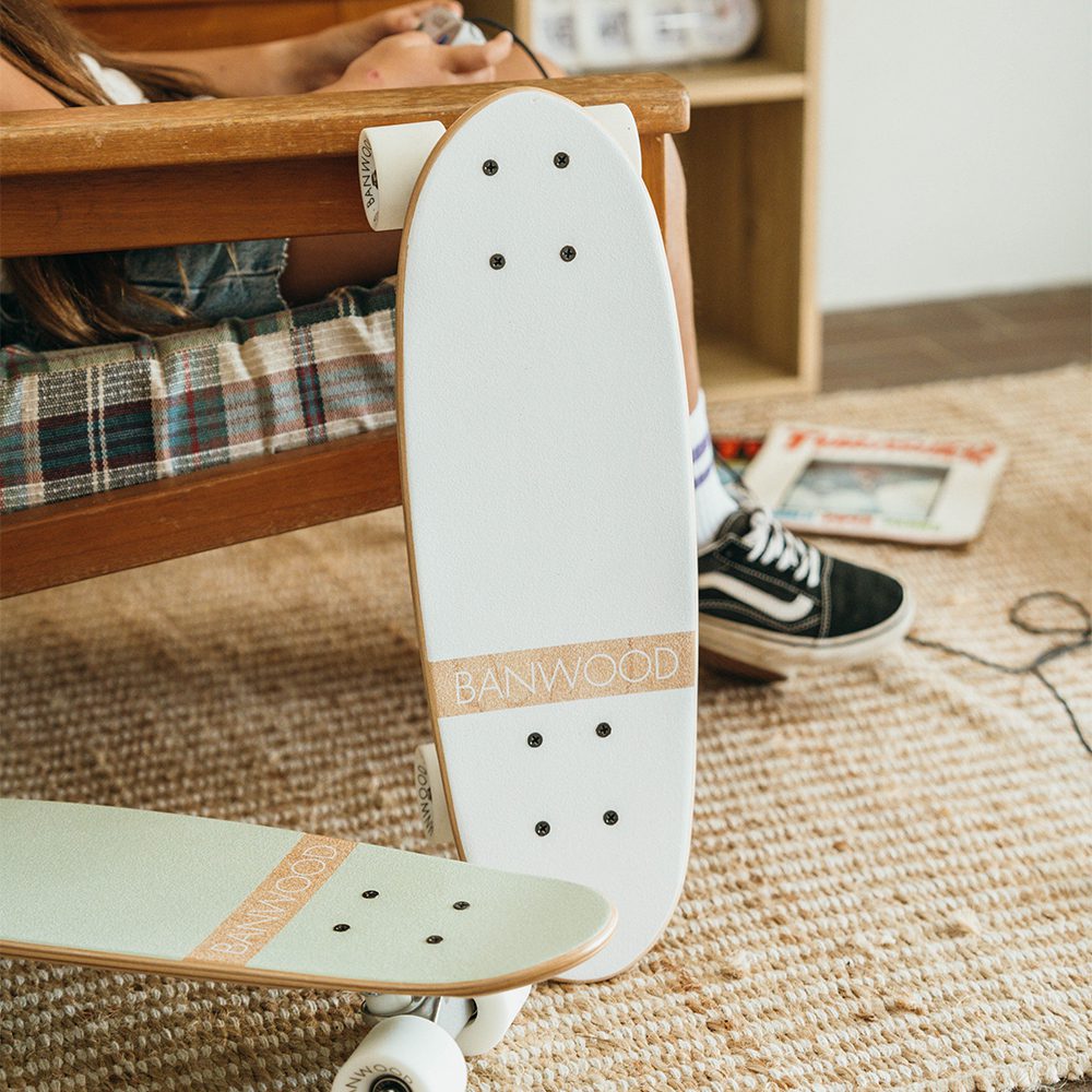 Banwood - Skateboard - White