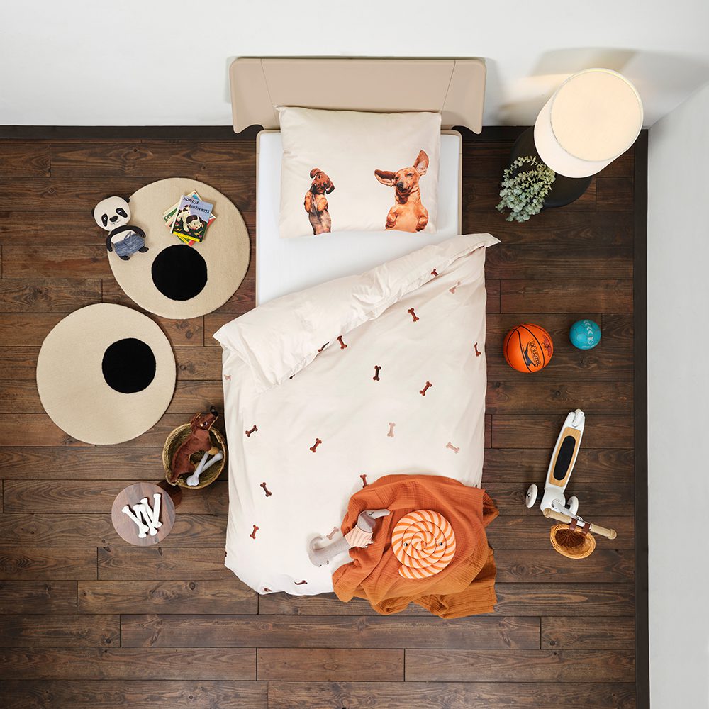 SNURK - Kids Duvet Cover Set - Dachshund Friends - NL 140 x 200/220 cm