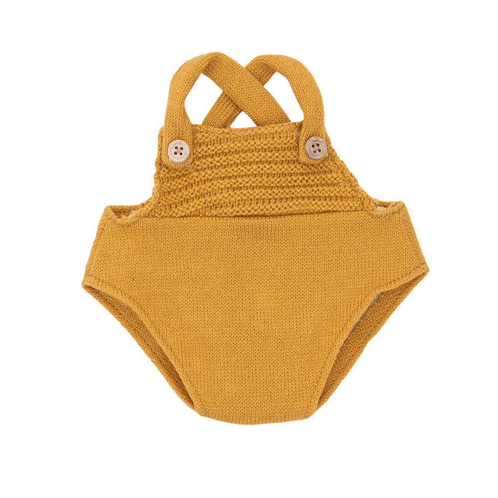 Olli Ella - Dinkum Doll - Puppen Strampler - Senfgelb