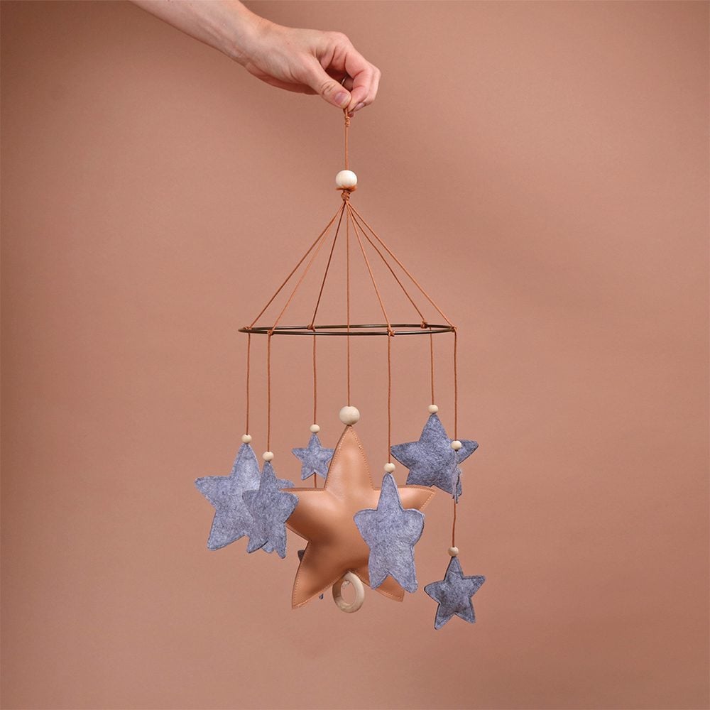 Filibabba - Music Mobile - Sky Night - Grey