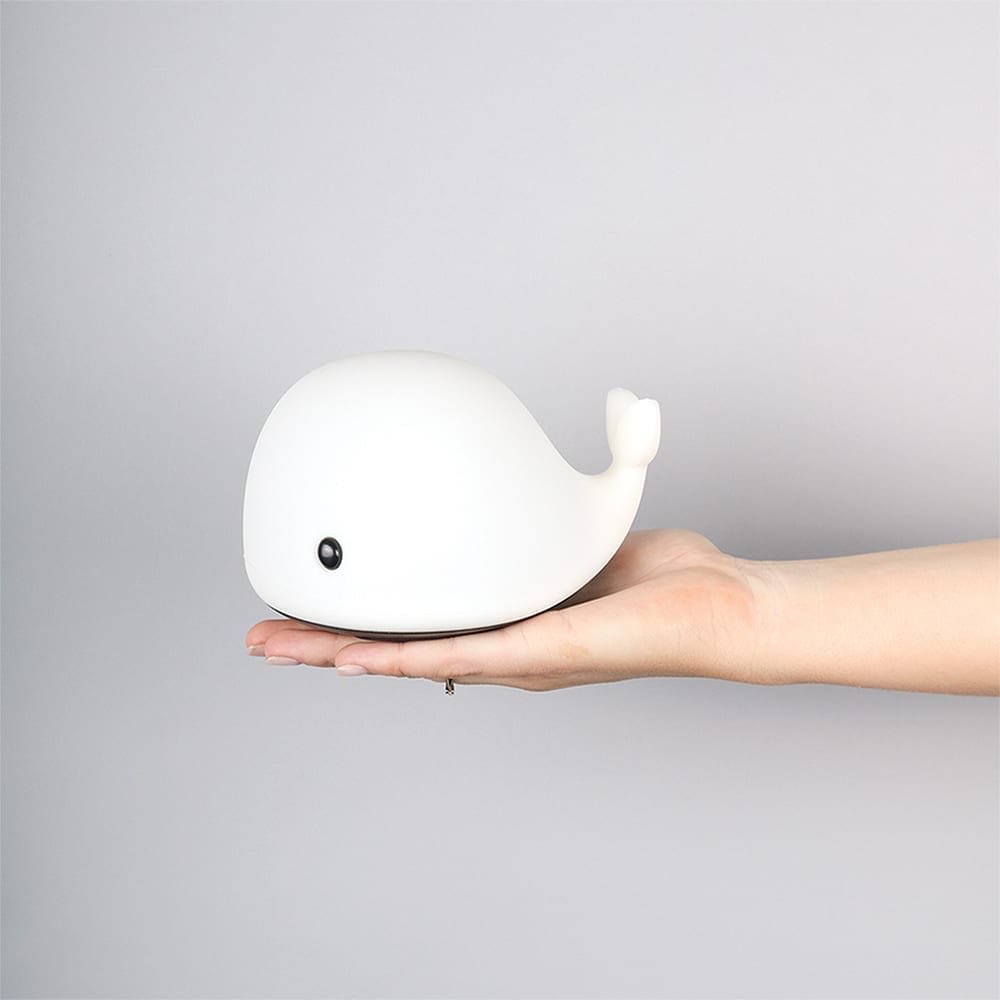 Filibabba - LED Nightlight, Whale Christian - Small