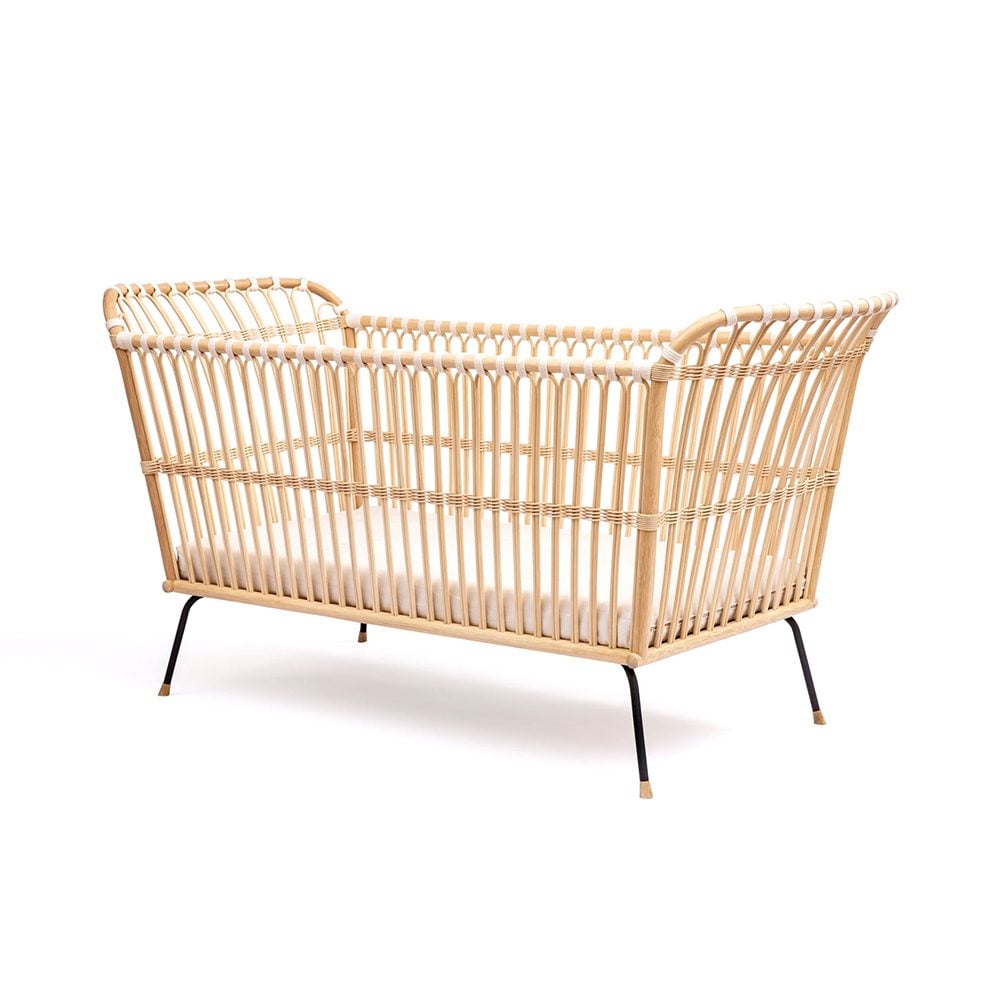 Bermbach - Rattan Baby & Junior Bed - Frederick VEGAN