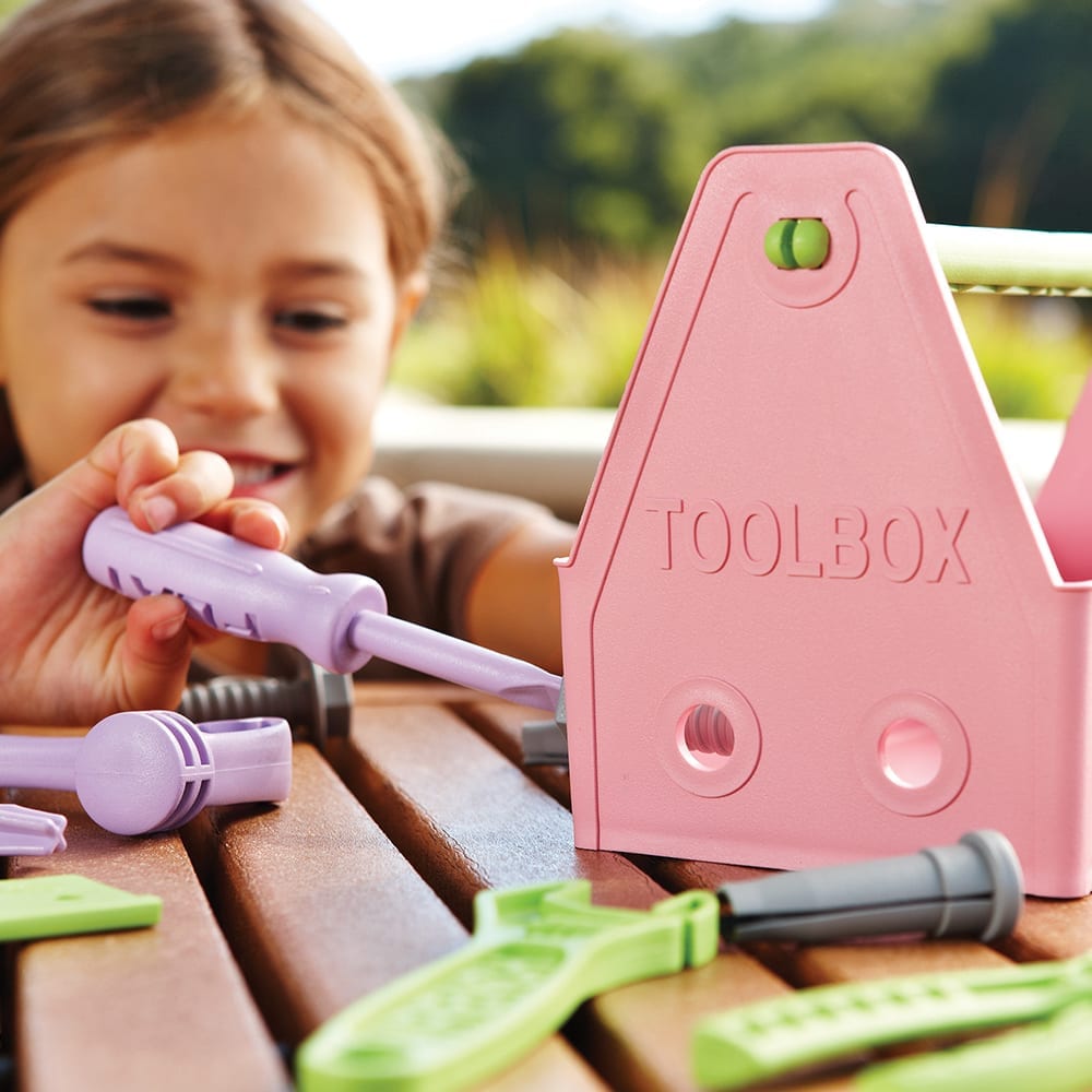 Green Toys - Tools Set - Pink
