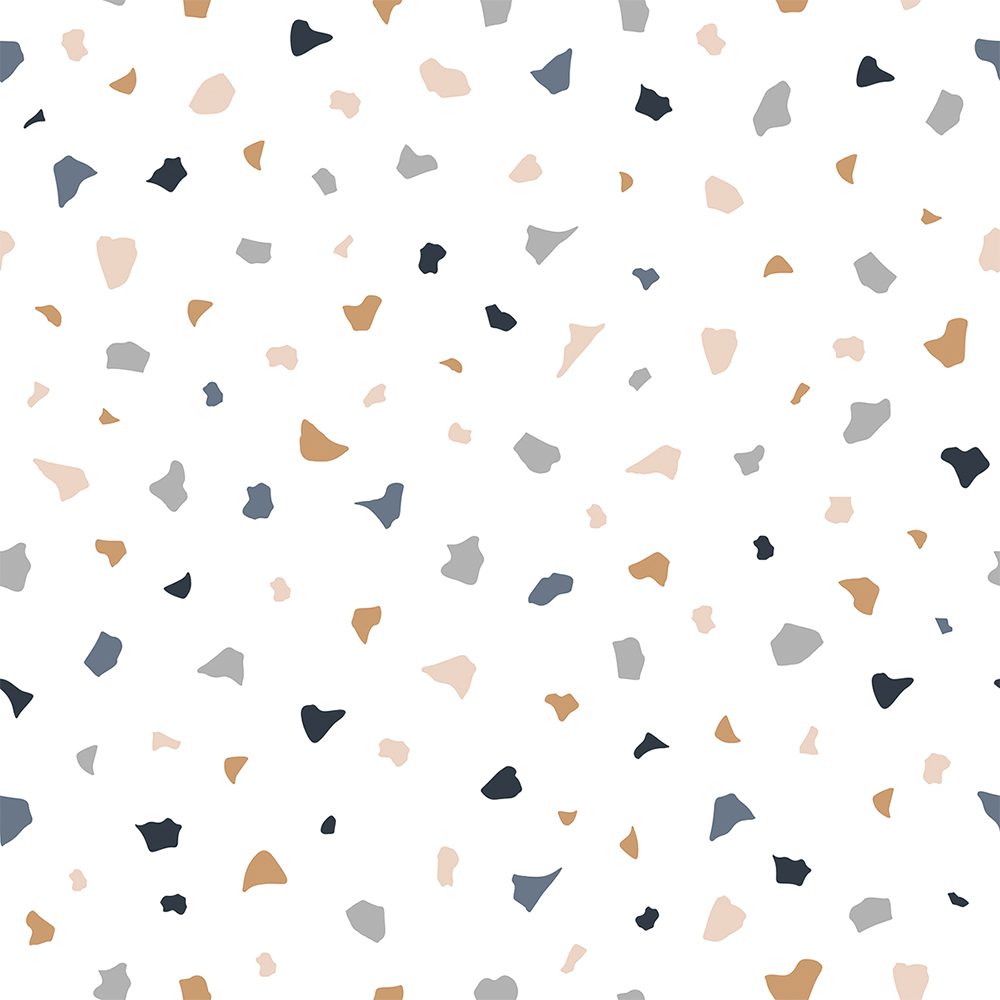 LILIPINSO - Kinderkamer Behang - Terrazzo - 50 cm x 10 m