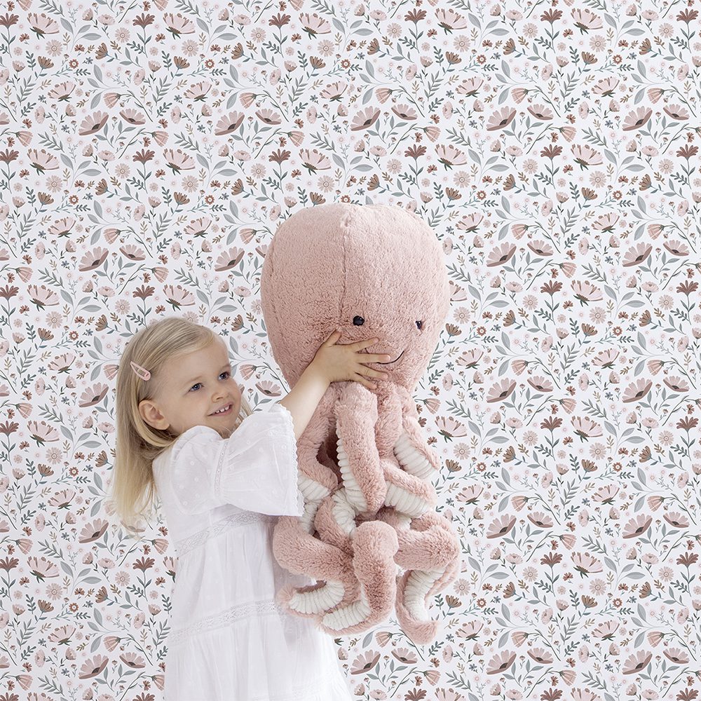 LILIPINSO - Wallpaper - Ocean Flowers - 50 cm x 10 m