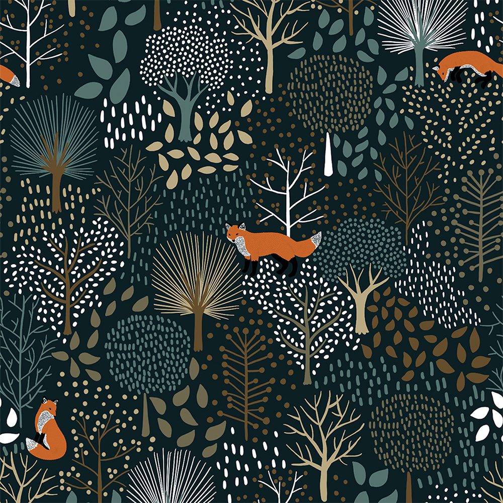 LILIPINSO - Wallpaper - Nocturna - 50 cm x 10 m