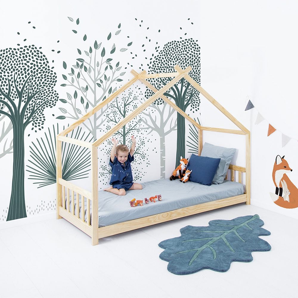 LILIPINSO - Wallpaper Mural - Blue Forest - 200 cm x 248 cm