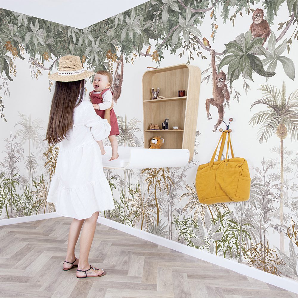 LILIPINSO - Wallpaper Mural - Jungle Landscape - 200 cm x 248 cm