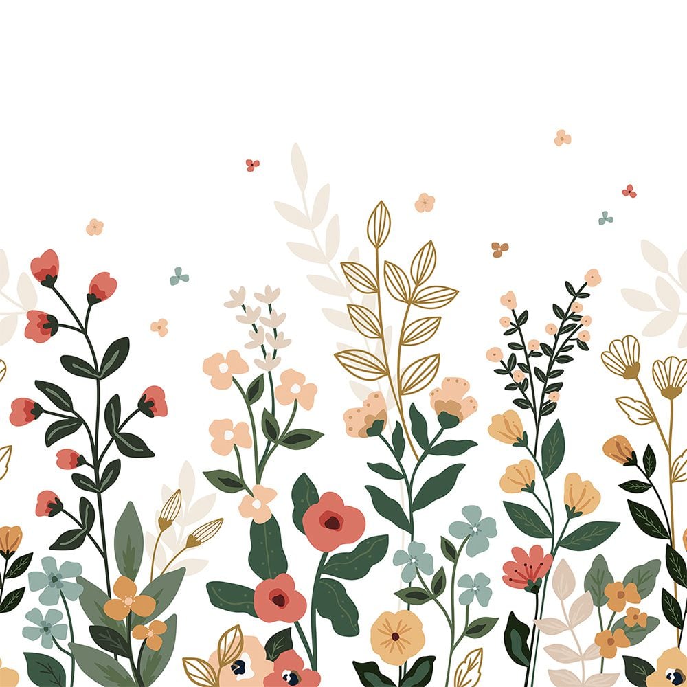 LILIPINSO - Kinderzimmer Wandtapete - Spring Blooming - 200 cm x 248 cm