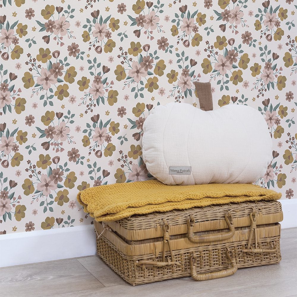 LILIPINSO - Wallpaper - Fall Bouquets (Light) - 50 cm x 10 m