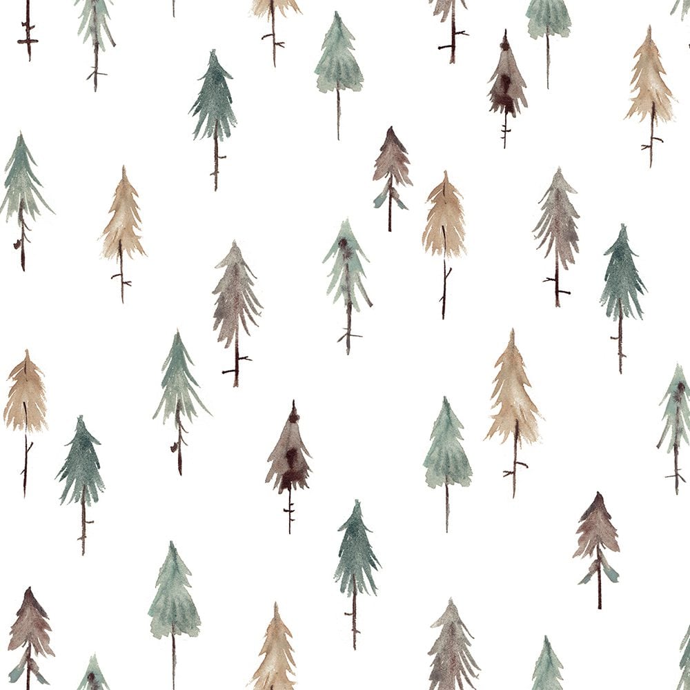 LILIPINSO - Kinderkamer Behang - Pine Woods - 50 cm x 10 m