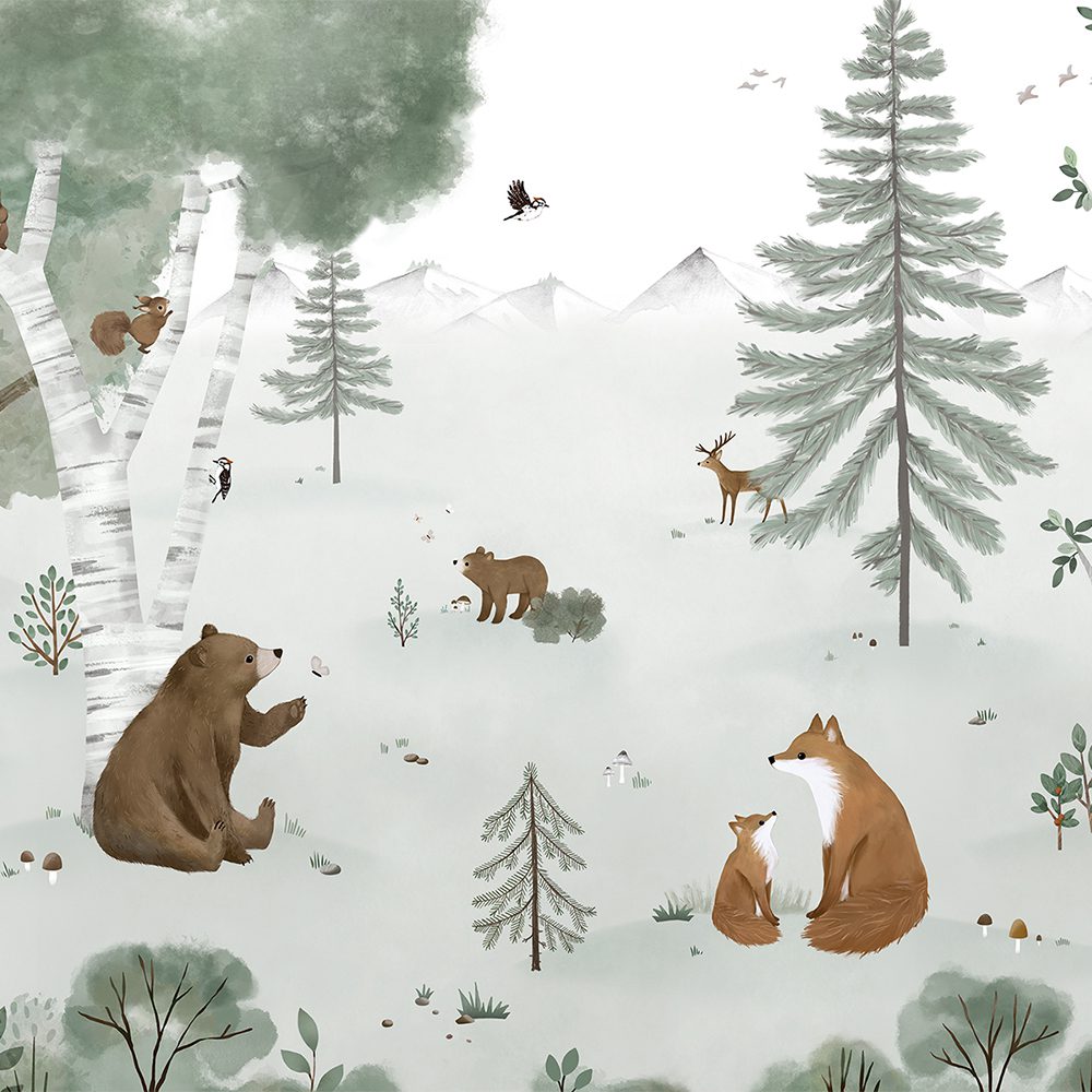 LILIPINSO - Wallpaper Mural - Mountain Life - 400 cm x 248 cm