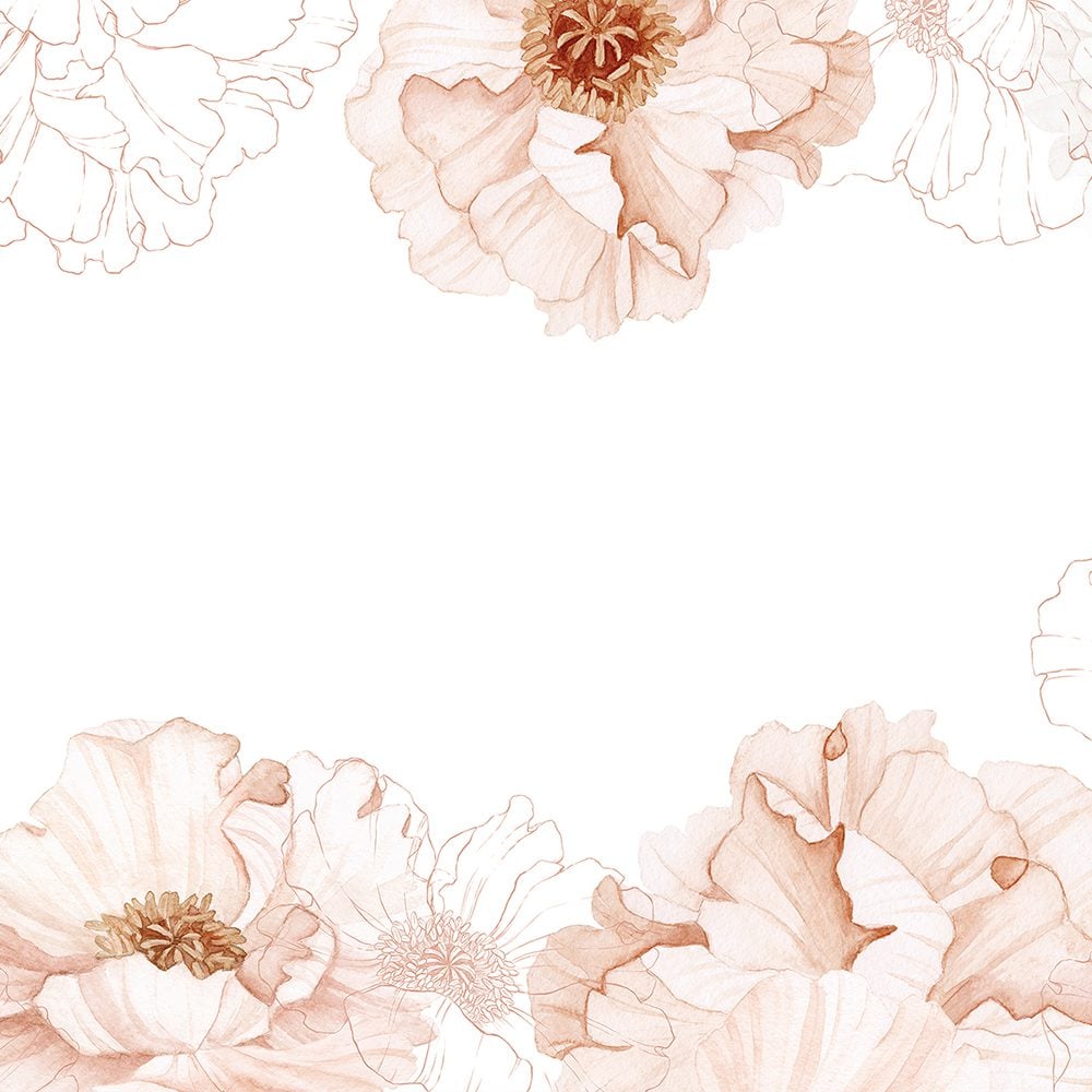 LILIPINSO - Kinderzimmer Wandtapete - Oversize Poppies - 400 cm x 248 cm