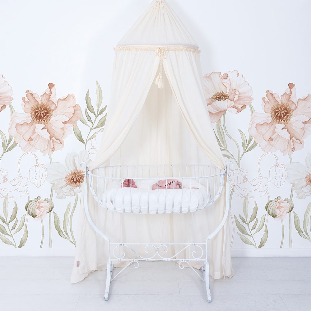 LILIPINSO - Wallpaper Mural - Everlasting Poppies - 200 cm x 248 cm