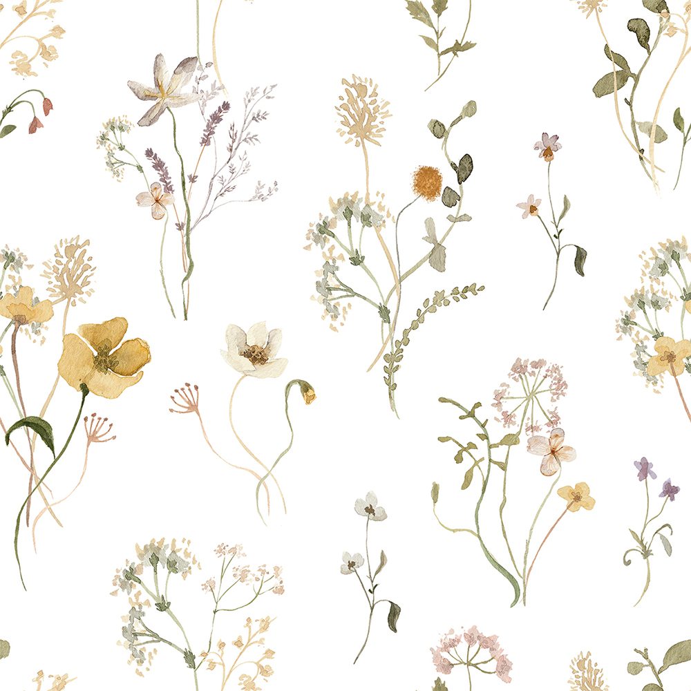 LILIPINSO - Kinderzimmertapete - Botany Love - 50 cm x 10 m