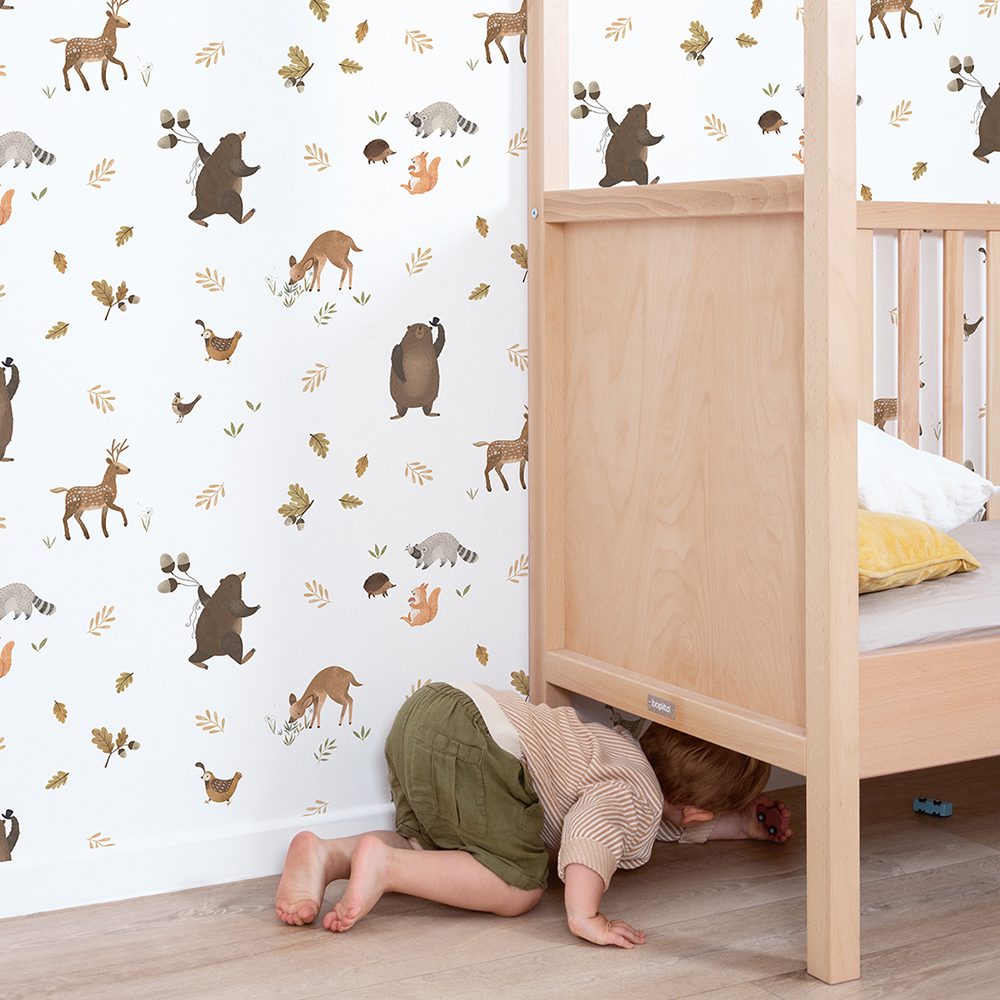 LILIPINSO - Wallpaper - Little Forest Friends - 50 cm x 10 m
