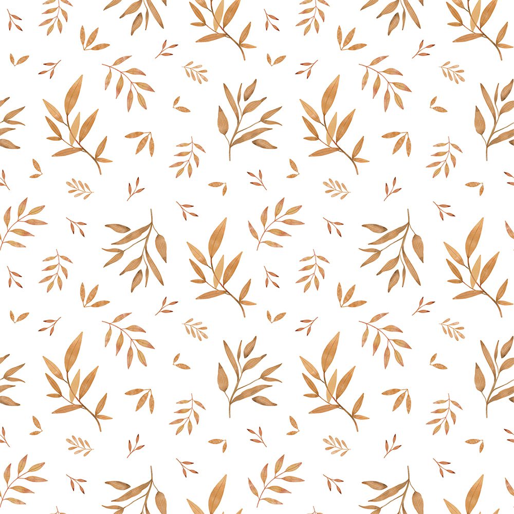 LILIPINSO - Kinderzimmertapete - Foliage (Camel) - 50 cm x 10 m