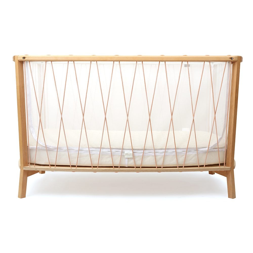 Charlie Crane - KIMI Babybett 120 cm - Bois de Rose