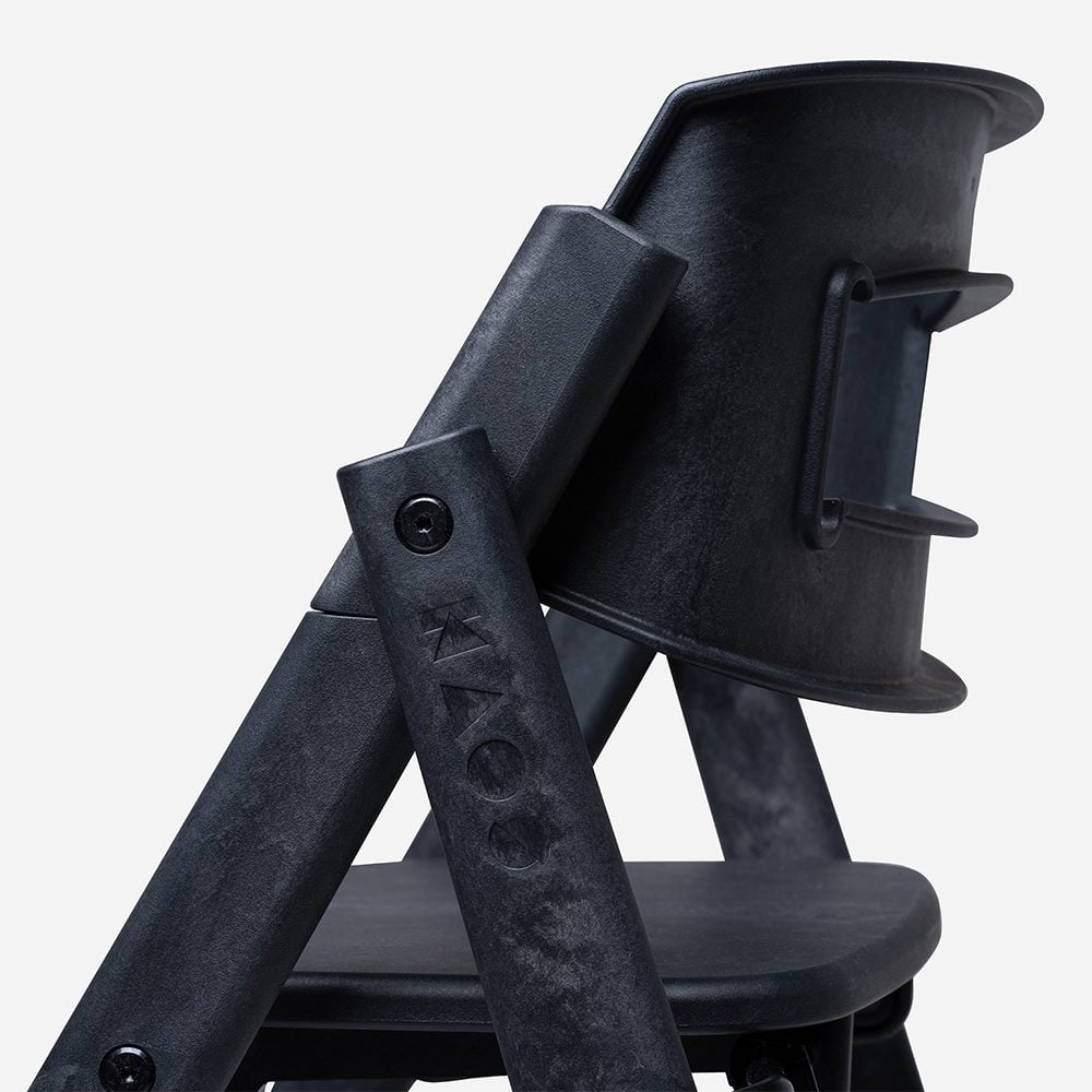 KAOS - Klapp Foldable High Chair - Recycled Plastic - Charcoal Black