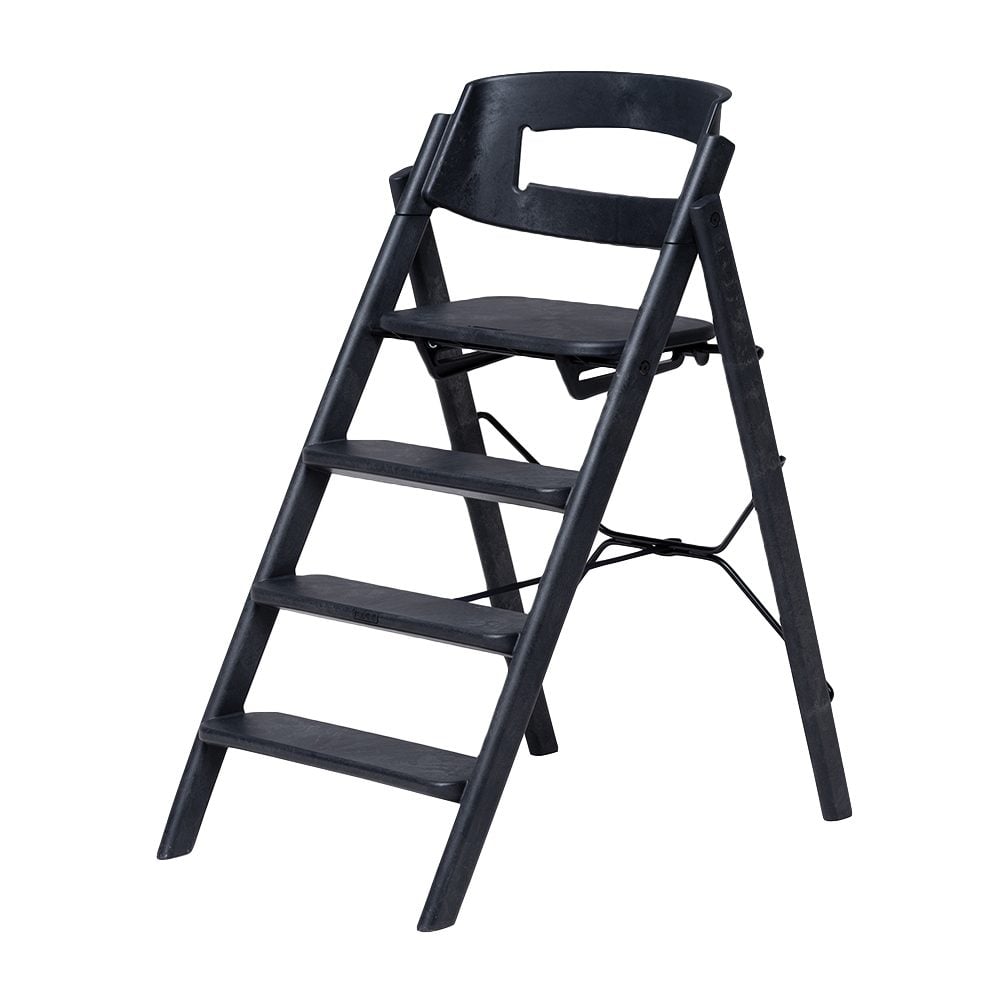 KAOS - Klapp Foldable High Chair - Recycled Plastic - Charcoal Black