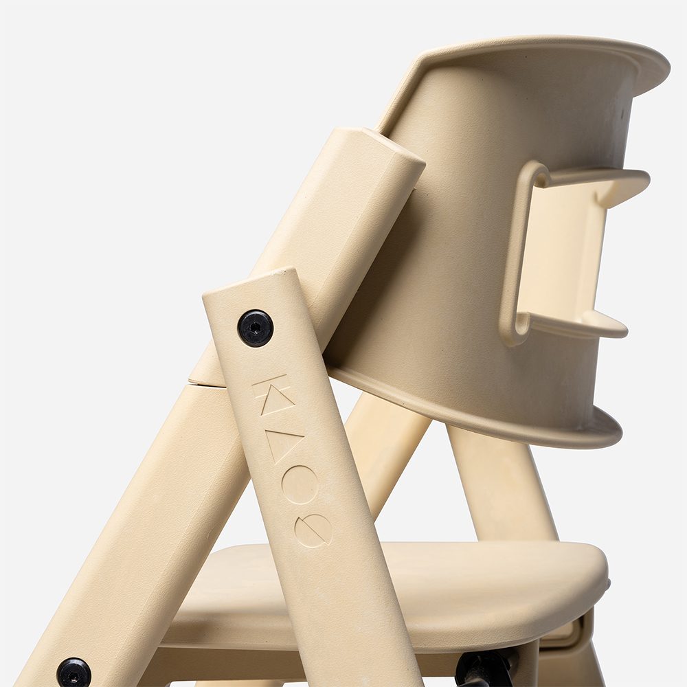 KAOS - Klapp Foldable High Chair - Recycled Plastic - Desert Sand