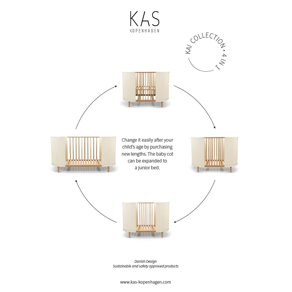 KAS Kopenhagen - Kai Conversion Kit - Baby Cot to Toddler